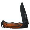 Smith & Wesson 3.7â€³ Folding Pocket Knife (Black with Wood Overlays)