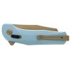 SOG Diverge XR 3" Sheepsfoot Folding Pocket Knife (Light Blue/Gold)