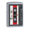 Zippo Cassette Tape - Street Chrome