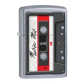 Zippo Cassette Tape - Street Chrome