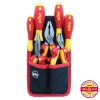 Wiha Insulated Industrial Pliers and Screwdriver Set - 7 Piece Set