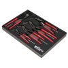 Wiha Classic Grip V-Jaw Tongue and Groove Pliers Tray Set (5 Piece)
