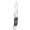 SOG Fielder Folding Knife 3.3" Satin Clip Point Blade Black G10 Handles