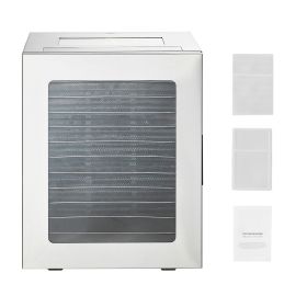 Food Dehydrator Machine, 12 Stainless Steel Trays, 850W Electric Food Dryer with Adjustable Temperature & 24-Hour Timer, Freeze Dryer for Jerky, Meat