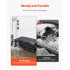 Flood Barrier, 10 Pack, 1.4 x 2.7 ft Flood Bags with Bucket, Reusable Water Absorbent Barrier Activated by Water, Sandless Sandbags Blockage
