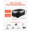 Water Storage Bladder, 63.4 Gal Collapsible Water Storage Bag, Wear-Resistant 1000D PVC Soft Waters Bag