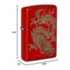 Zippo 79095 Windproof Lighter Golden Dragon (Candy Apple Red)