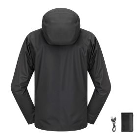 Heated Jacket for Men with 7.4V Battery, Soft Shell Electric Heating Coat (Clothing Size: Size S, Clothing Style: Men's Style)
