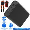 10000/20000mAh 5V 2A Power Bank for Heated Jackets Vests Pants Gloves Scarves DC 7.4V 2A Heated Clothing Replacement Battery Pack for Men Women