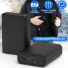 10000/20000mAh 5V 2A Power Bank for Heated Jackets Vests Pants Gloves Scarves DC 7.4V 2A Heated Clothing Replacement Battery Pack for Men Women