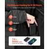 Heated Jacket for Men with 7.4V Battery, Soft Shell Electric Heating Coat