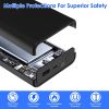 10000/20000mAh 5V 2A Power Bank for Heated Jackets Vests Pants Gloves Scarves DC 7.4V 2A Heated Clothing Replacement Battery Pack for Men Women